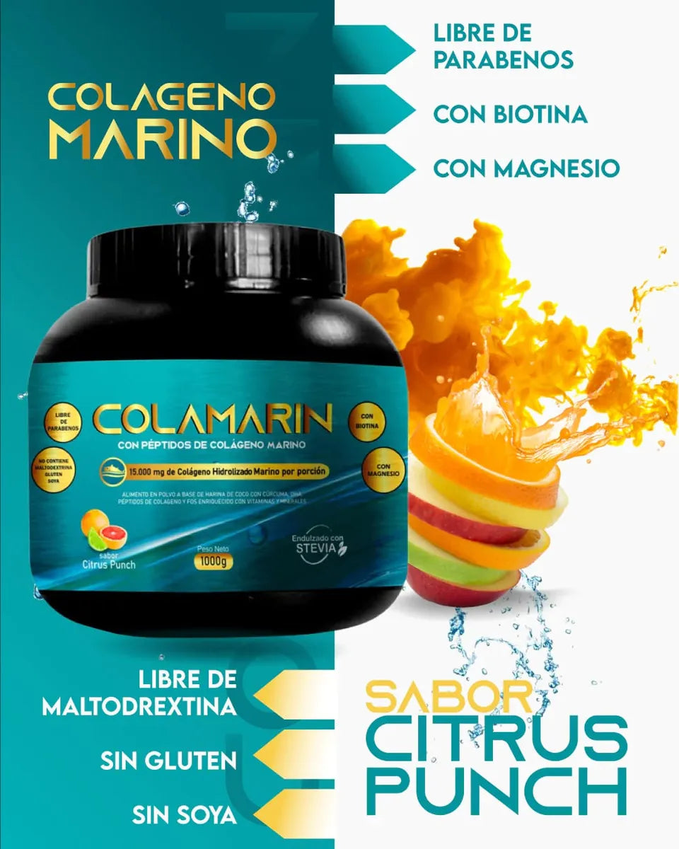 COLAMARIN – Colágeno Marino Hidrolizado - ¡Paga 2 y Lleva 3